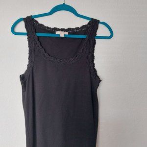 Janeville Lace Trim Tank